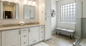 Brown Bath to Elegant Retreat