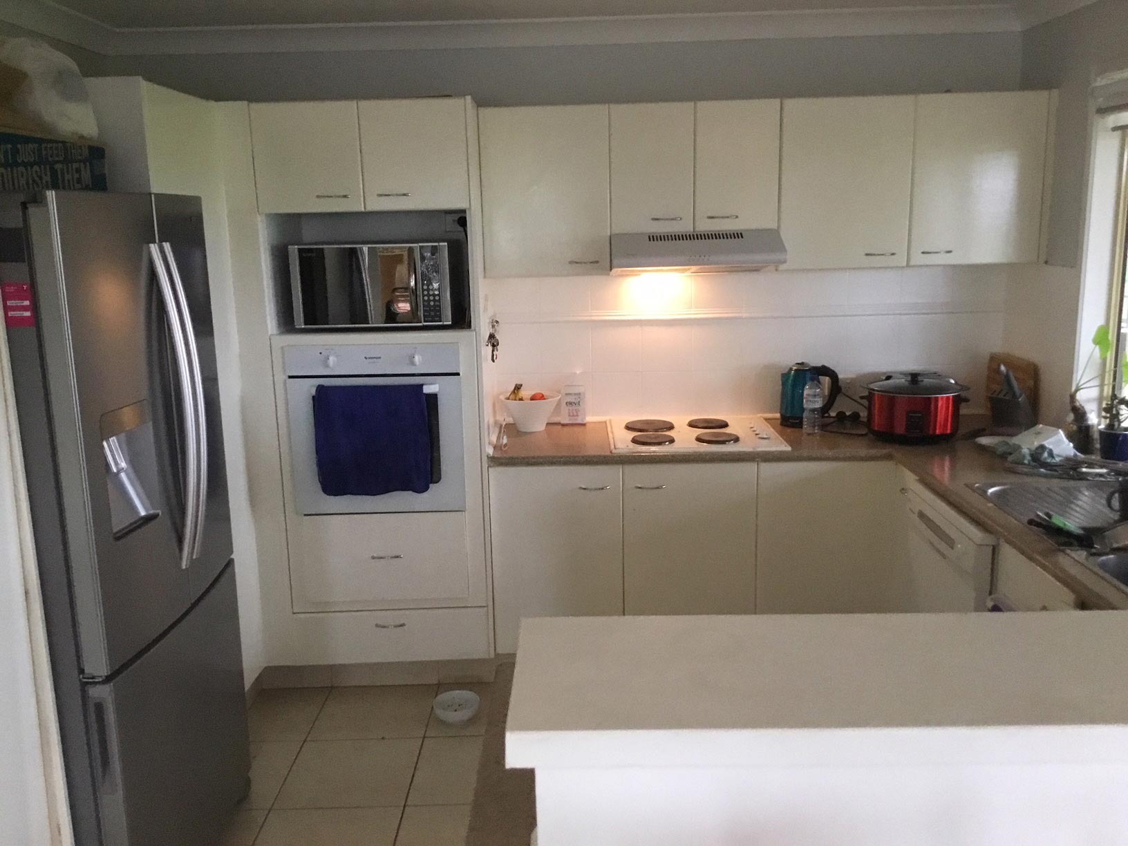Bathroom Transformation — before renovation, South Florida