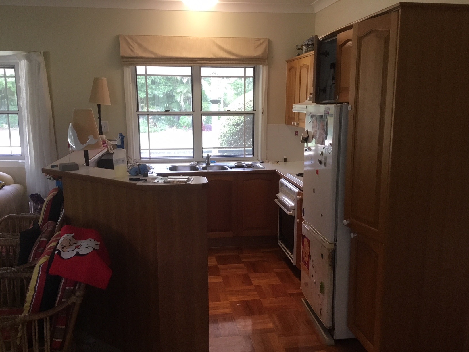 Bathroom Transformation — before renovation, South Florida